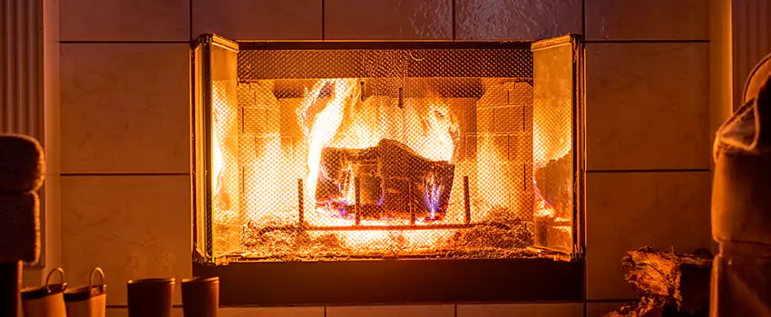 Mendota Hearth Landscape Fireplace Installation in South Salt Lake, Utah