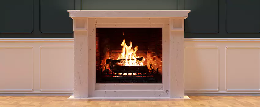 Open Flame Wood-Burning Fireplace Installation Services in South Salt Lake, Utah